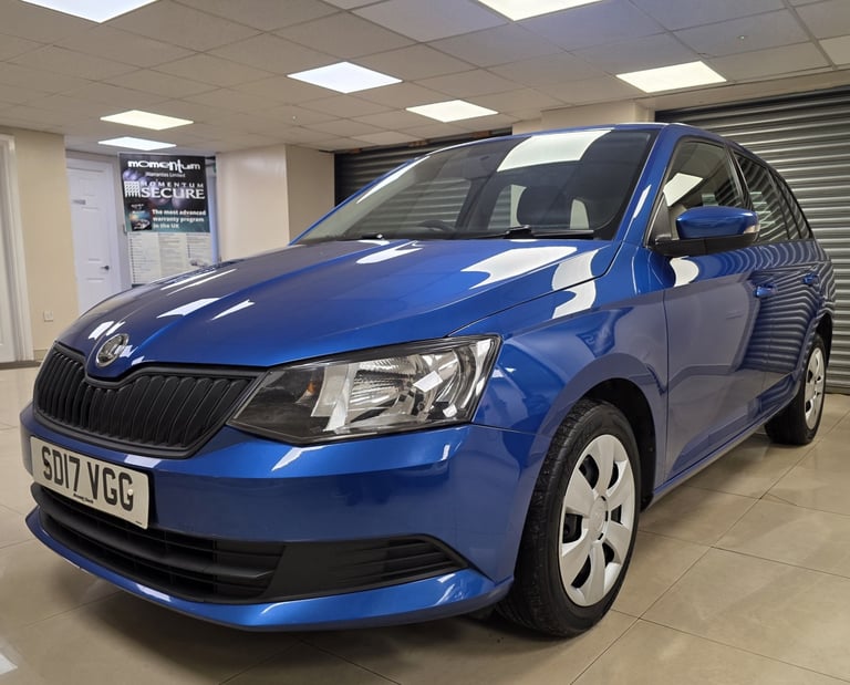 SKODA FABIA 1.0 S Blue Manual Petrol 2017 WARRANTY 12 MONTHS MOT