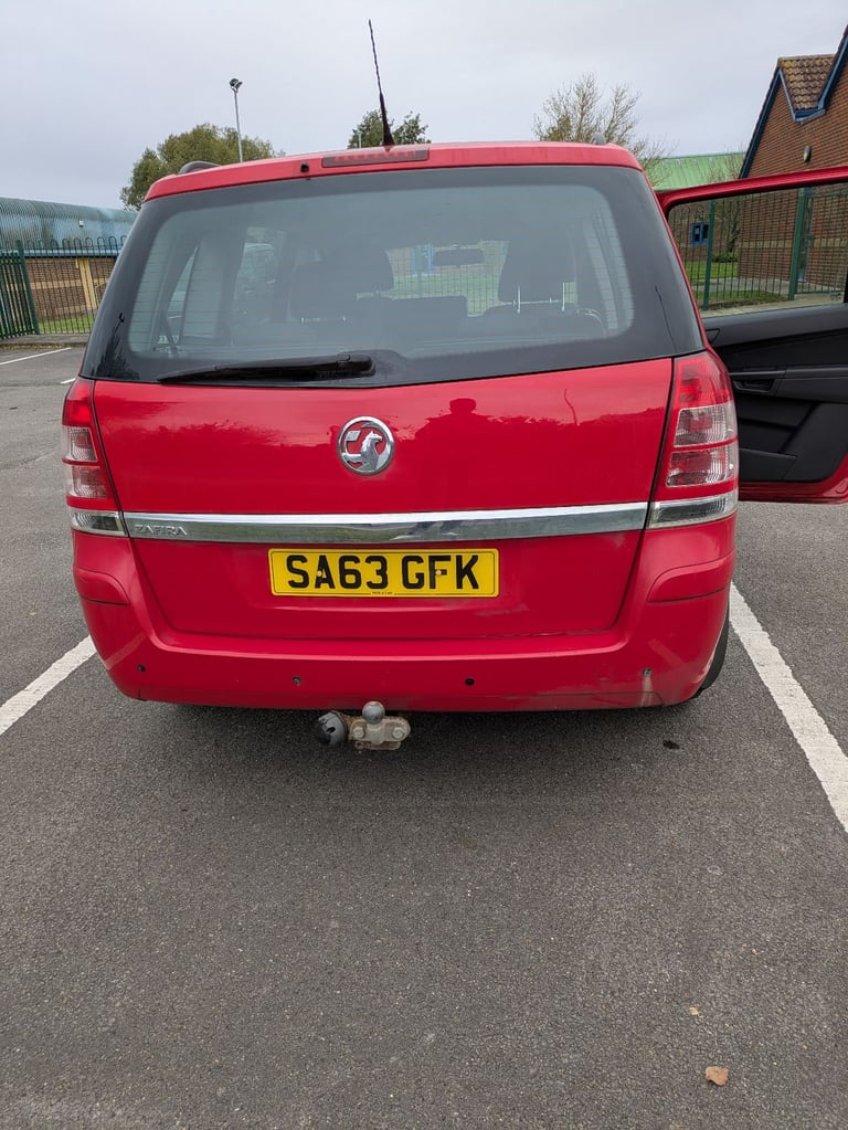 Vauxhall, ZAFIRA, MPV, 2013, Manual, 1598 (cc), 5 doors