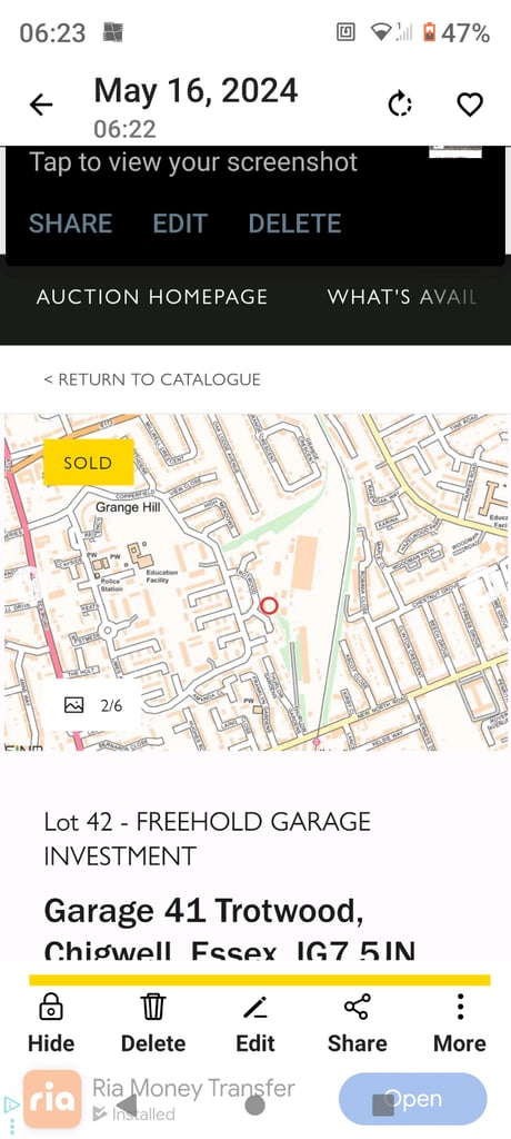Freehold Garages for sale