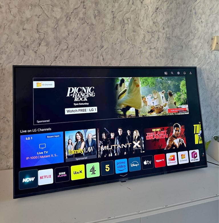 image for 43” 4K LG Smart WiFi   Ultra Hd led tv   Excellent condition-   Wall Mountable