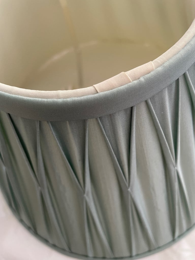 Laura Ashley Duck Egg Pleated Lamp Shade