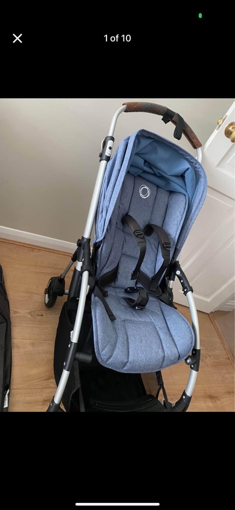 image for Bugaboo bee 5 with bassinet and car seat adaptor 