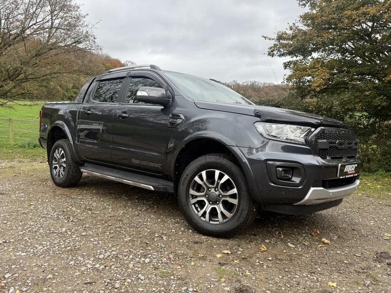 Ford Ranger 2.0 Ecoblue 213PS Wildtrack, 21 Reg, 39k, Black, Leather, Sat Nav