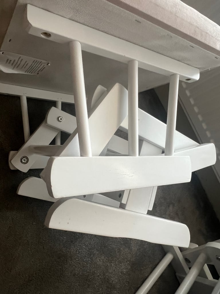 Obaby Reclining Glider Chair and Stool