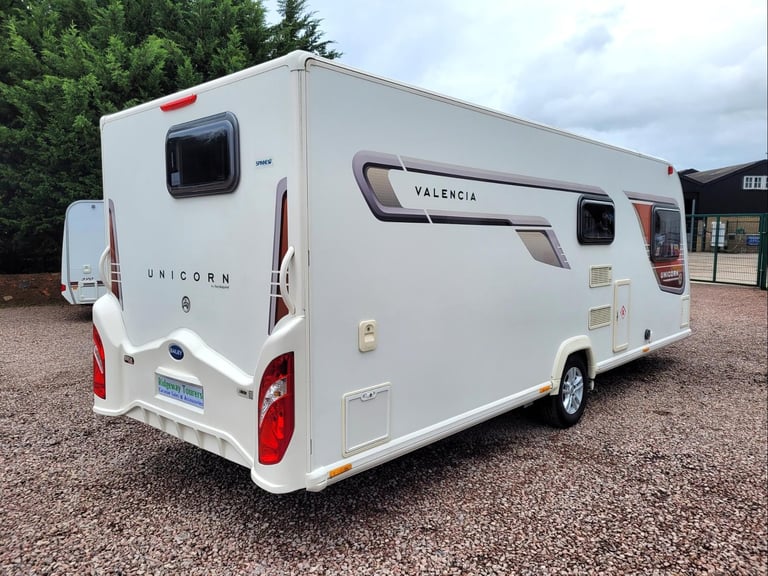 Bailey Unicorn Valencia 2014 Single Axle 4 Berth - Fixed Bed, Motor Mover, ATC
