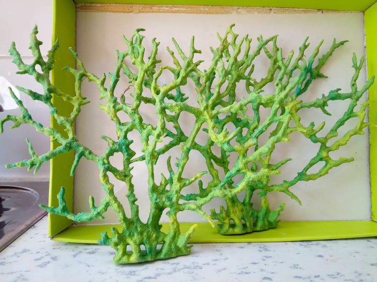 ARTIFICIAL FAN CORALS AQUARIUM DECORATION