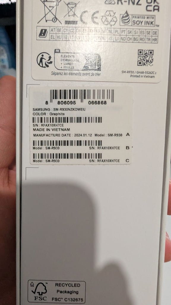Samsung Galaxy Watch 6 40mm Bluetooth in Graphite
