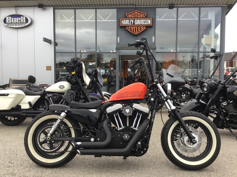 image for 2012 Harley-Davidson SPORTSTER FORTY-EIGHT XL 1200X Forty-Eight Solid Colour (12MY) Custom PETROL...