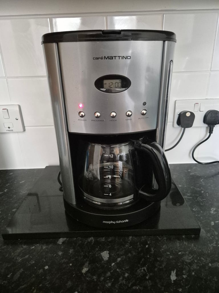 Cafe mattino morphy richards filter coffee machine coffee maker