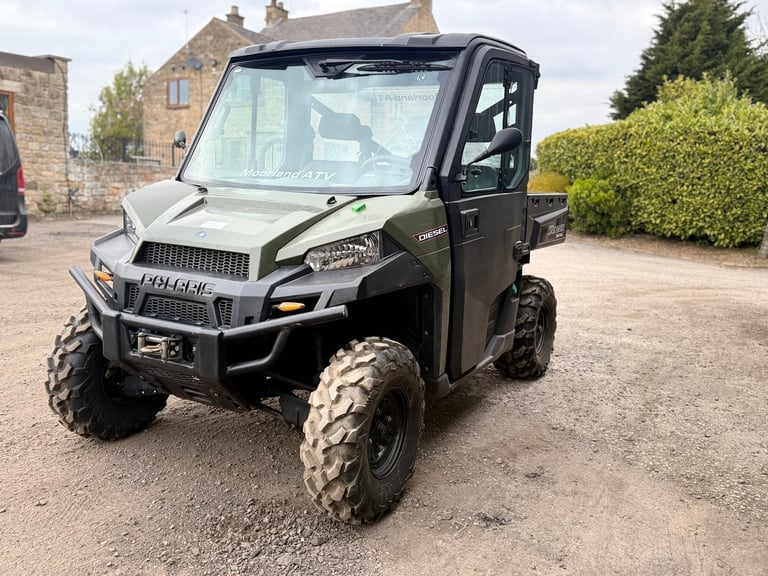 2018 ( 68 ) Polaris Ranger 1000 Diesel fully enclosed cab