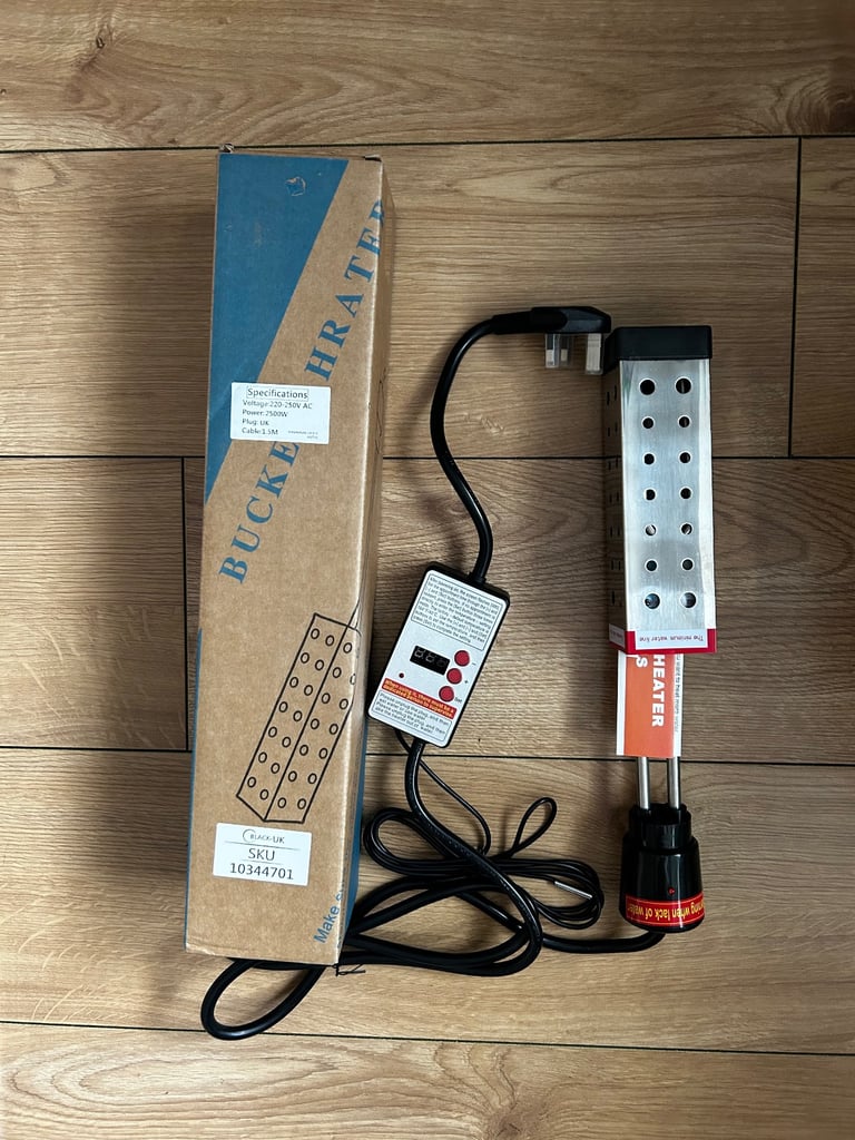 image for New 2500W Immersion Bucket Heater – For Water & Liquids