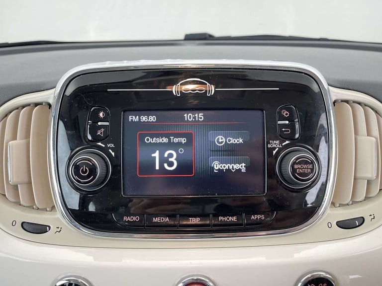 2017 Fiat 500 1.2 500 Lounge 3dr Hatchback Petrol Manual