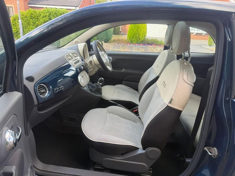 Fiat 500 1.2 Lounge Euro 6 (s/s) 3dr with 11 Months MOT&FSH&Panoramic Roof&Leather Seats&£35 Tax Yr