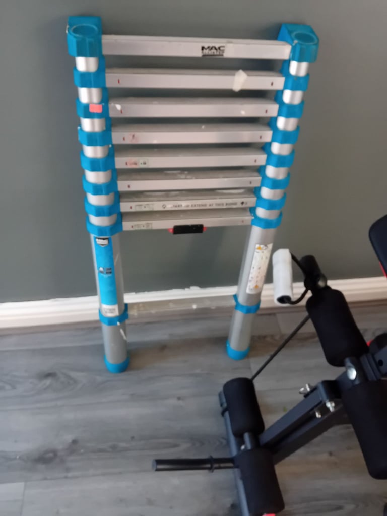 Mac Allister 3.8m Telescopic Ladder (604