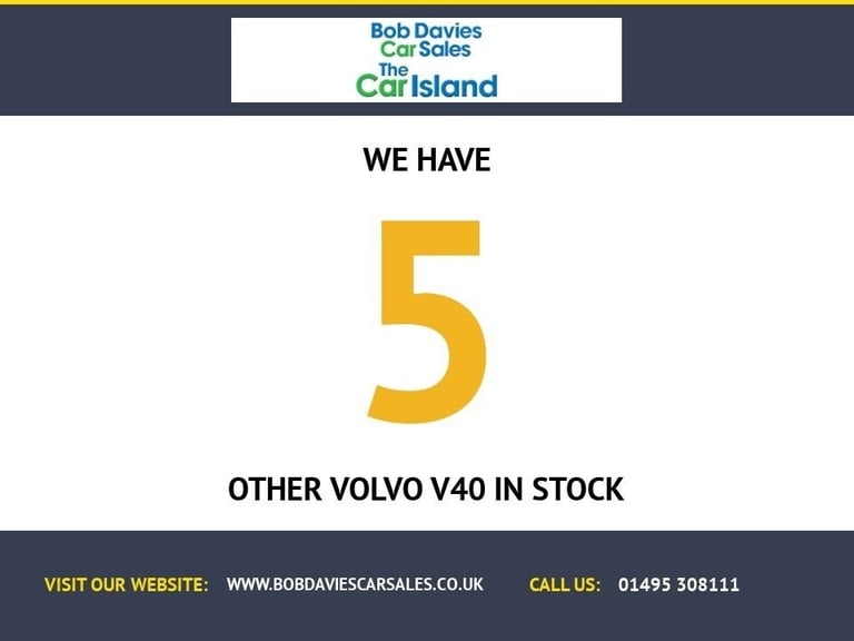2017 17 VOLVO V40 2.0 T2 MOMENTUM HATCHBACK 5DR PETROL MANUAL EURO 6 (S/S) (122 