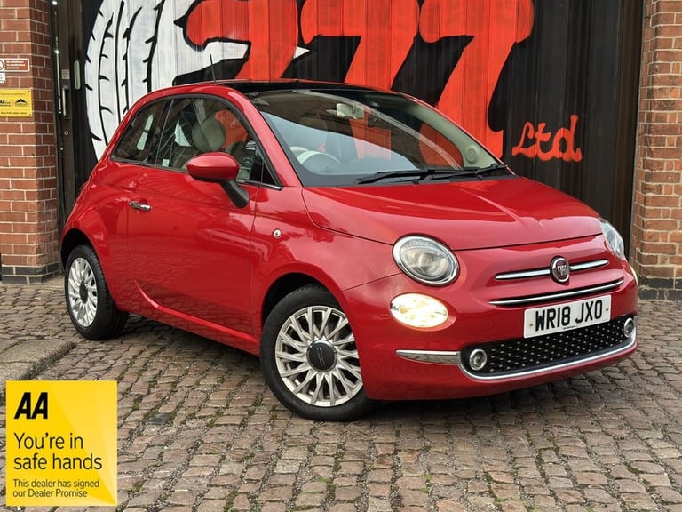 image for 2018 Fiat 500 1.2 Lounge Hatchback 3dr Petrol Dualogic Euro 6 (s/s) (69 bhp) Hatchback Petrol Aut...