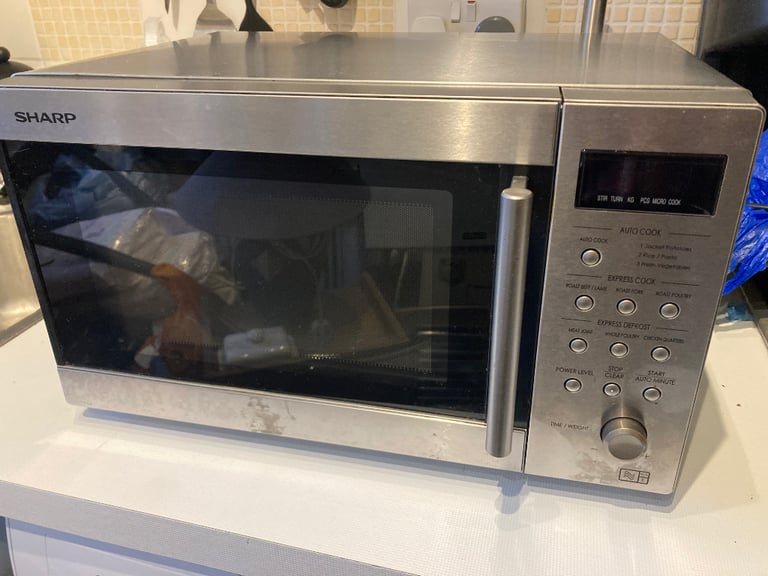 image for Stainless steel microwave in excellent condition
