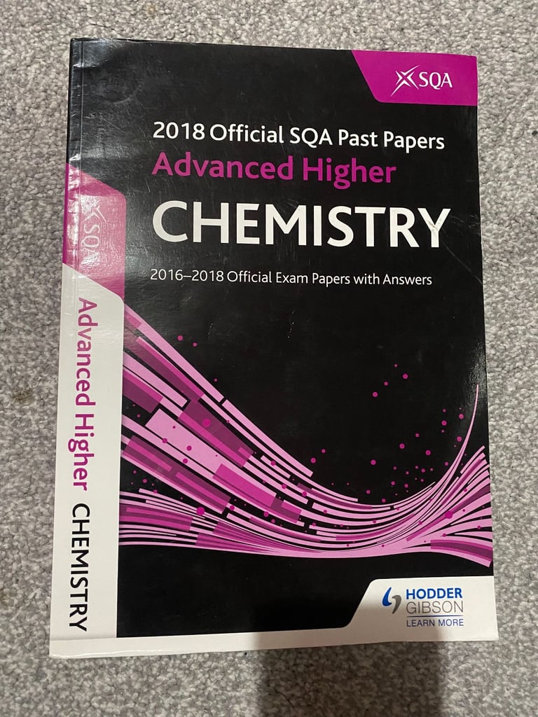 image for Hodder Gibson 2018 Advanced Higher Chemistry Past Papers  (SQA)  