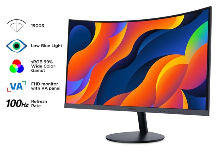 Koorui curved gaming monitor 
