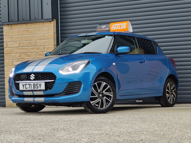 SUZUKI SWIFT; HYBRID; APPLE &amp; ANDROID CAR PLAY; BLUE; ULEZ COMPLIANT;-5 DOOR;