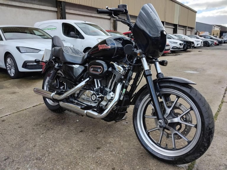 2016 16 HARLEY DAVIDSON XL 1200 T SUPERLOW SPORTSTER 15 XL1200 XL1200T BLACK