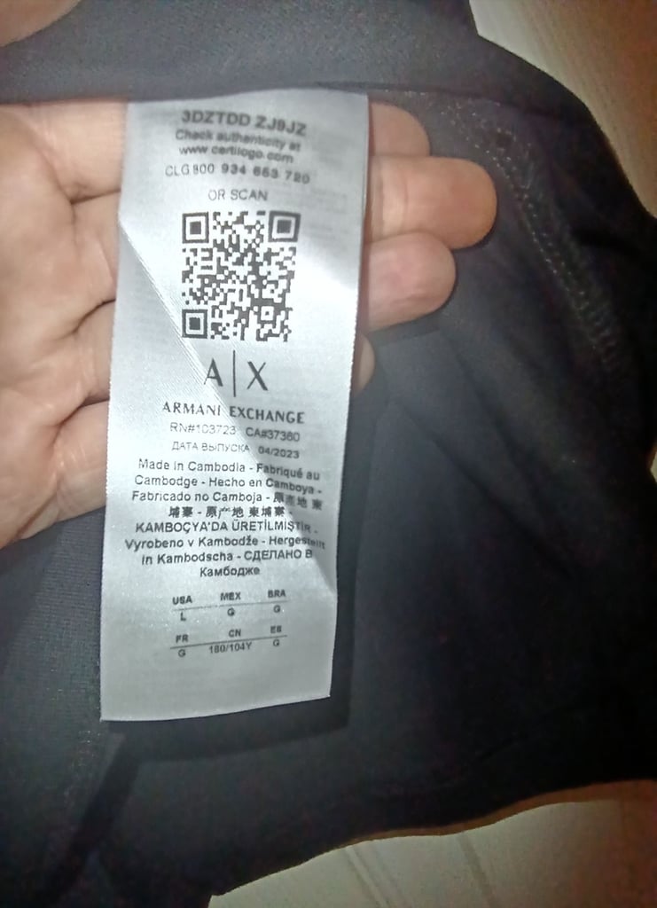 Men's ARMANI EXCHANGE t-shirt