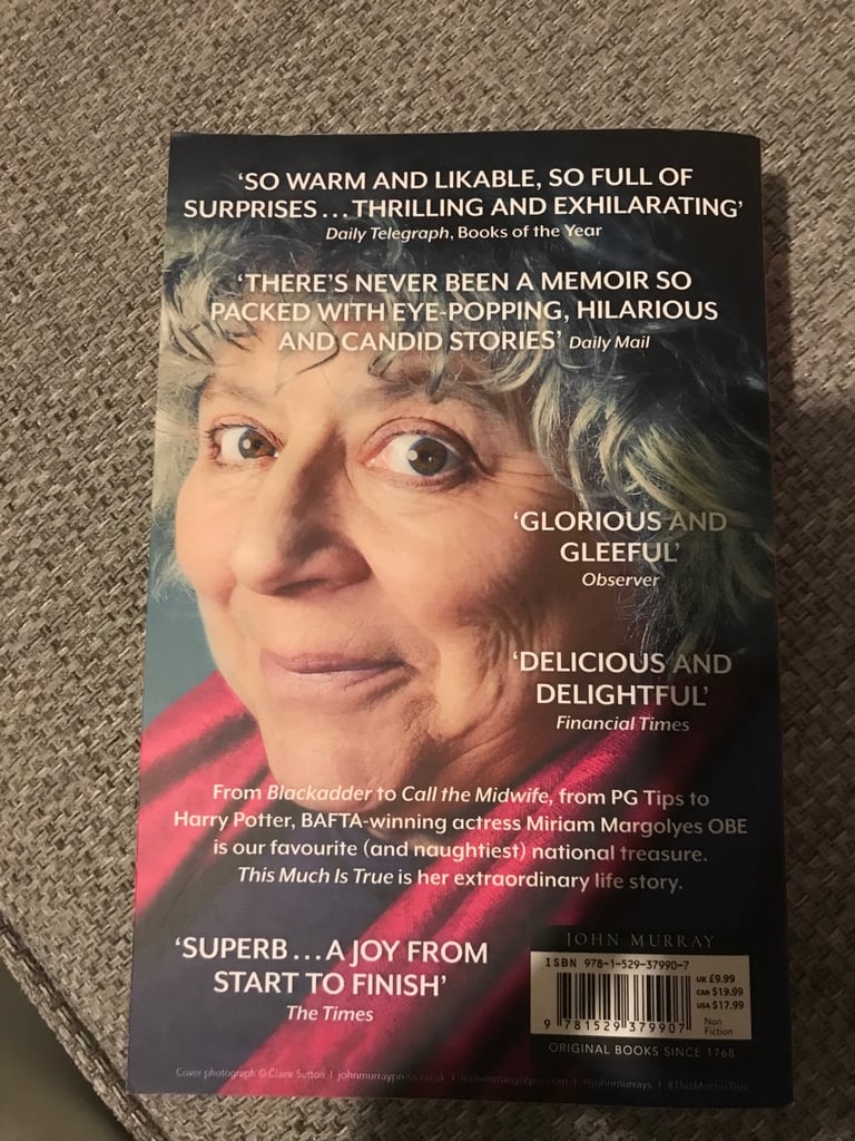 New Miriam Margolyes book