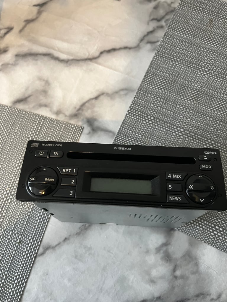 NISSAN NOTE STEREO RADIO CD PLAYER HEAD UNIT 2007