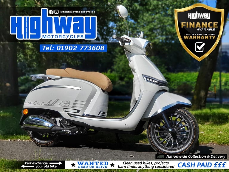NEW Keeway Versilia 125 Retro Style Scooter CBT Learner Legal Finance
