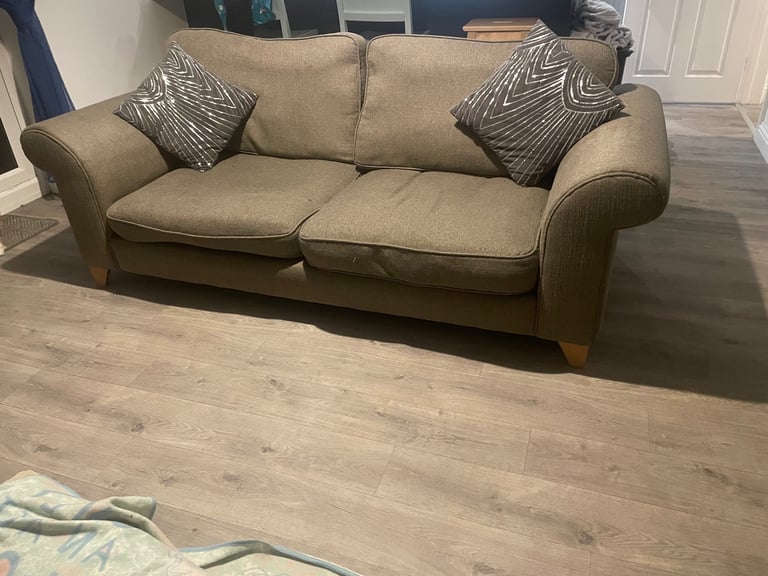 Large 3 seater DFS Taupe sofa