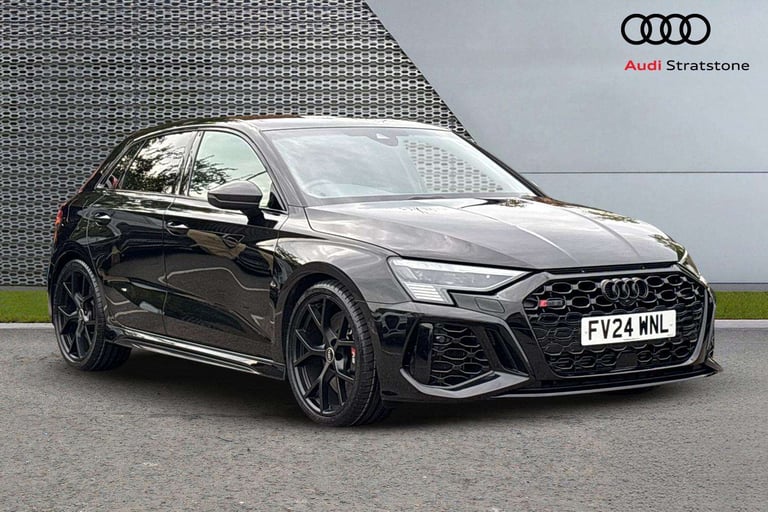 2024 Audi RS3 RS 3 TFSI Quattro Carbon Black 5dr S Tronic Hatchback Petrol Automatic