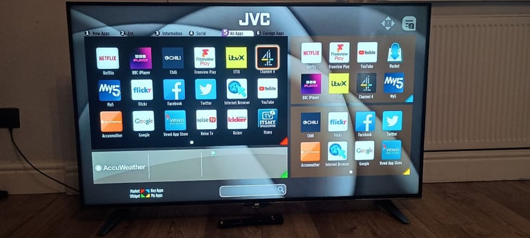 image for 55 INCHES JVC SMART TV WITH REMOTE 