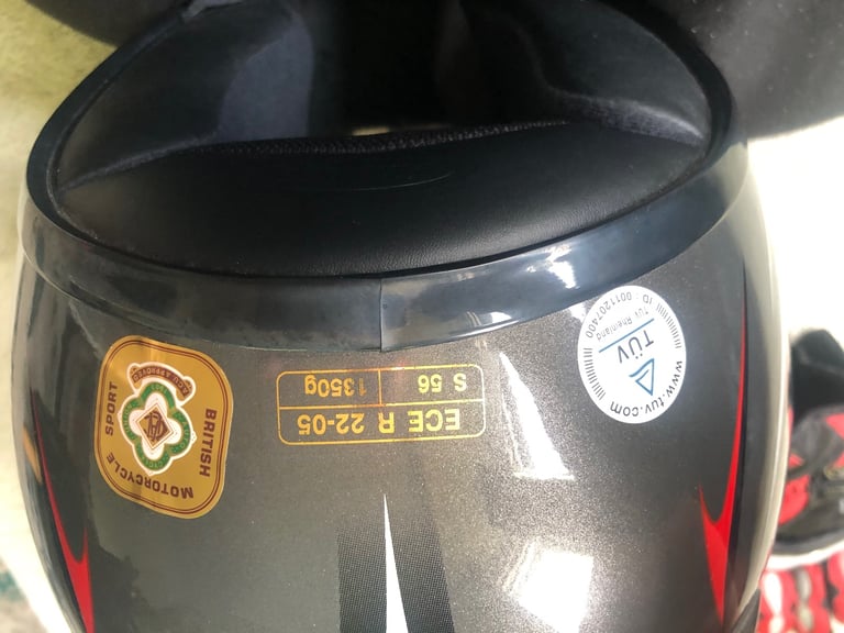 Motorbike helmet hjc worn 3 times