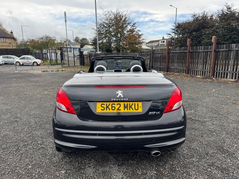 2012 Peugeot 207 1.6 VTi Allure 2dr CONVERTIBLE Petrol Manual