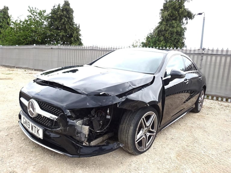 2019 19 REG MERCEDES BENZ CLA 180 AMG LINE AUTO DAMAGED REPAIRABLE SALVAGE