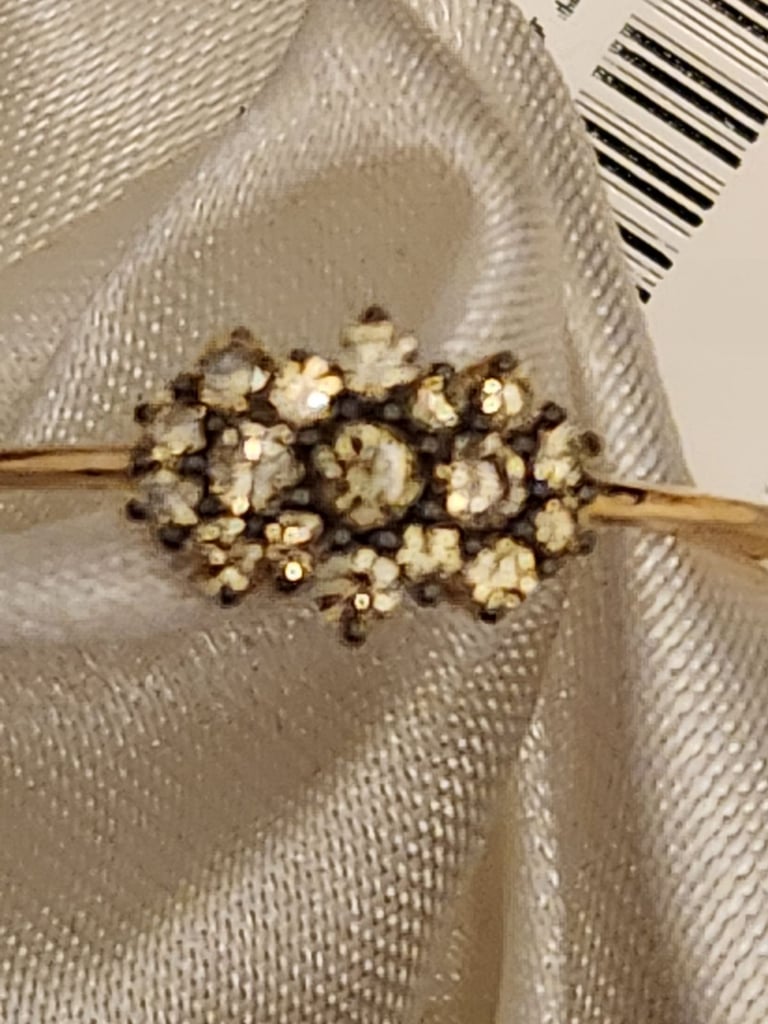 NEE 14Ct SIZE R 14ct Gold Ring Size R SGL CERTIFIED Natural Green Diamonds BOAT RING 0.33ct New 