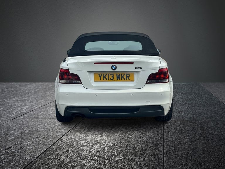 2013 BMW 1 Series 118i Sport Plus Edition 2dr CONVERTIBLE Petrol Manual