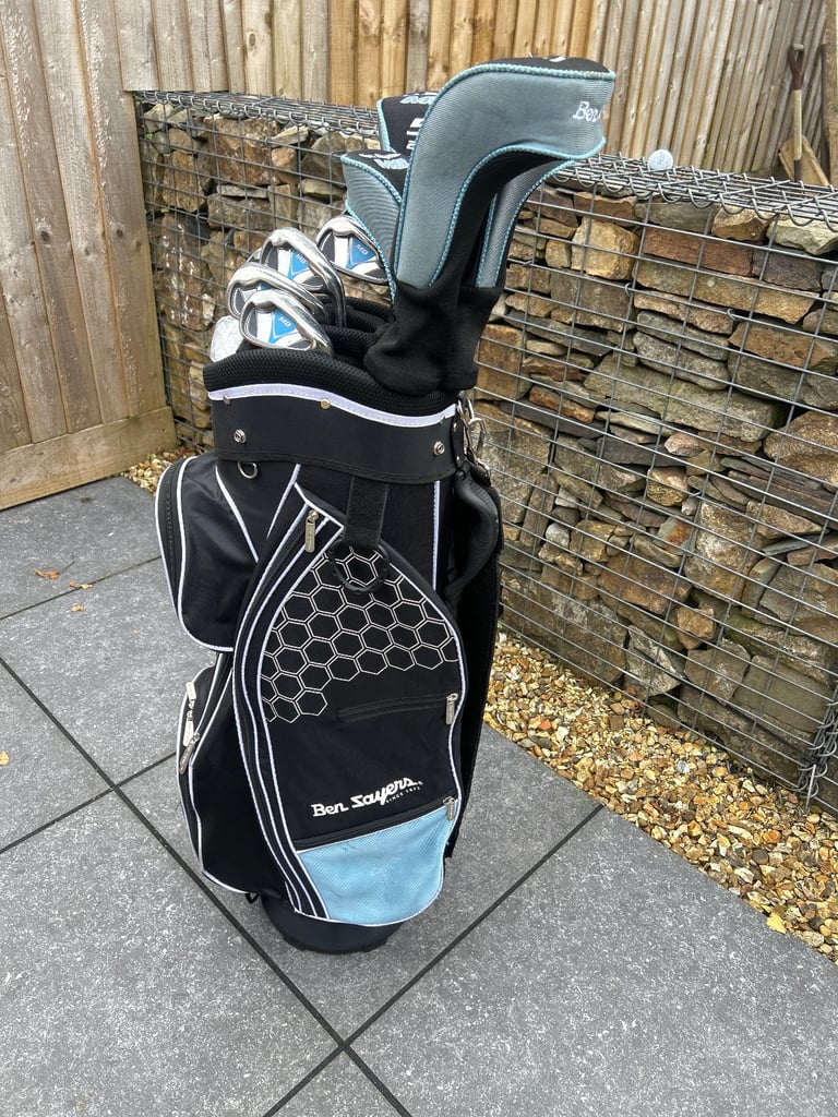image for Ben Sayers M8 Package Set Sky Blue Cart Bag Youth/Ladies