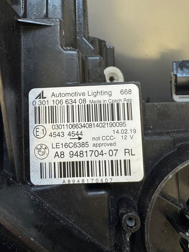 BMW 3 Series G20/G21 Genuine LED Headlights (2018-2021) – Driver & Passenger Side