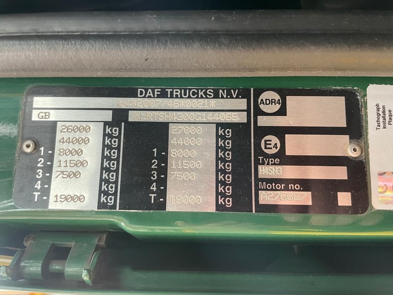 DAF XF106 510 *EURO 6* SUPER SPACE, 6X2 TAG AXLE TRACTOR UNIT - 2017 - SV17 HGG