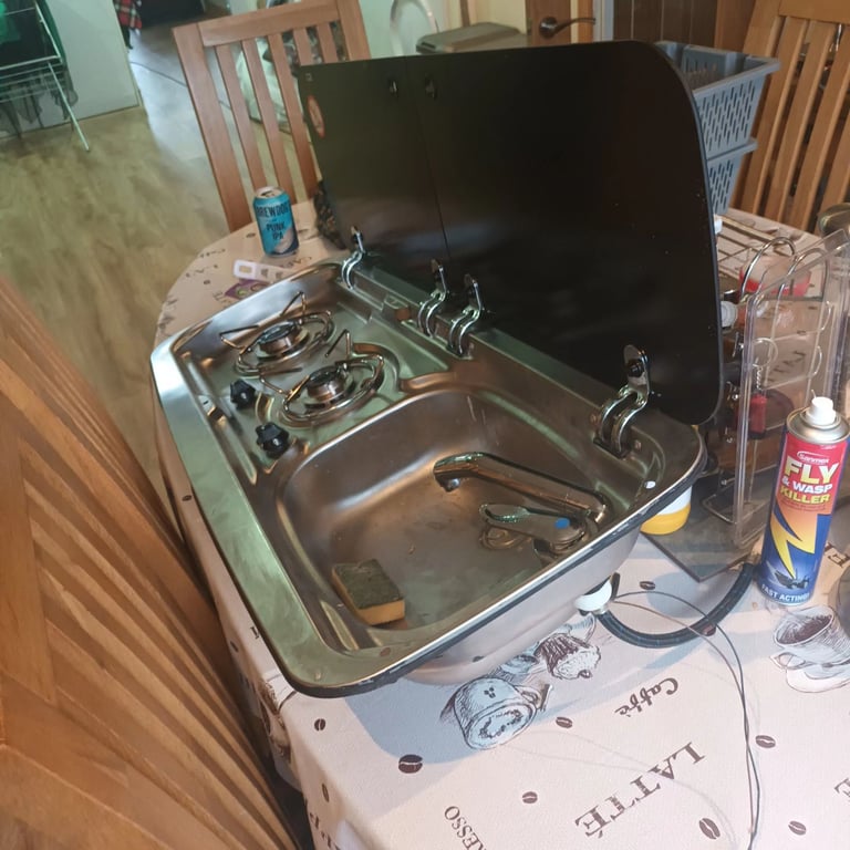 image for Gas hob and sink