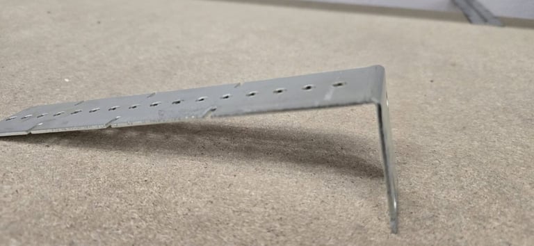100x Zinc-Plated Wall Fix L Brackets 230×60×40mm – Heavy-Duty, bulk set (100pcs, 18 Boxes)