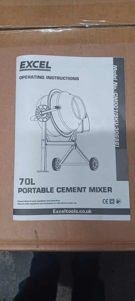 image for Cement mixer boxed