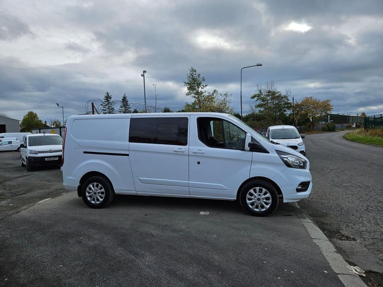2020 ON 70 PLATE FORD TRANSIT CUTOM 320 130BHP LIMITED CREW VAN ULEZ FREE ZONE