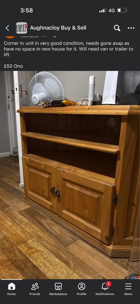 image for Corner tv unit 