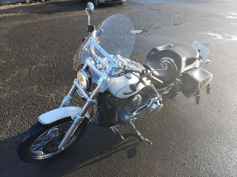 2006 56 HARLEY DAVIDSON FXDC SUPER GLIDE CU 1584 SUPERGLIDE CUSTOM CRUISER WHITE