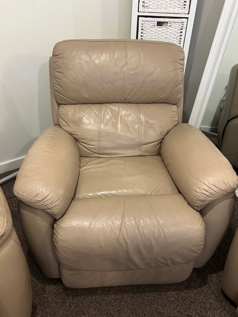 image for Dfs Leather electric power reclining chair armchair 
