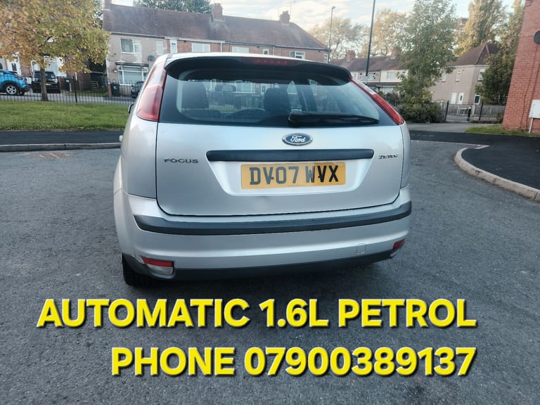 FORD FOCUS AUTOMATIC 1.6LT PETROL ULEZ COMPLIANT BARGAIN PRICE FULL MOT TILL SEPT 2026