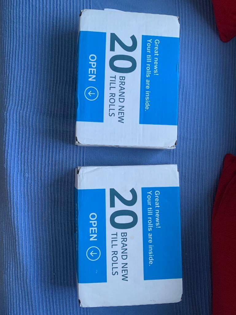 Pdq paper receipt rolles