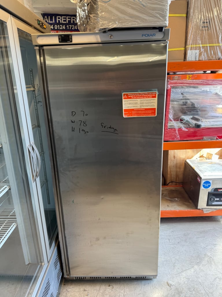 Commercial single door fridge cafe shop restaurant 